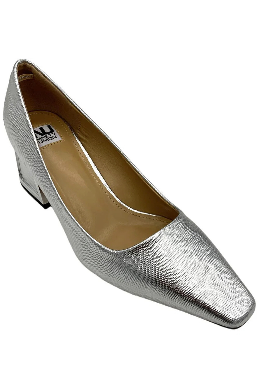 Ninety Union Women's Blink Pumps Heels Silver - Medium